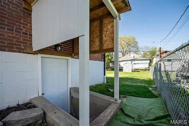 409 Jett Ave, Saint Louis, MO 63125 - doorway to property with brick siding