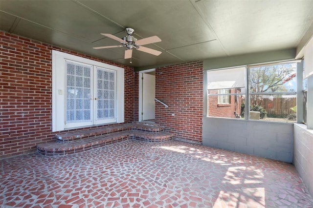605 W Washington St, Kennett, MO 63857 - view of patio with ceiling fan