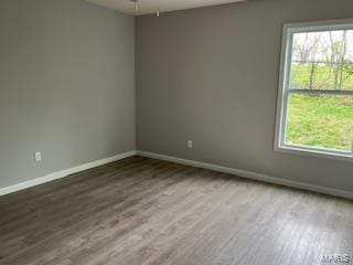 134 Southview Dr, Jackson, MO 63755 - unfurnished room featuring baseboards and wood finished floors