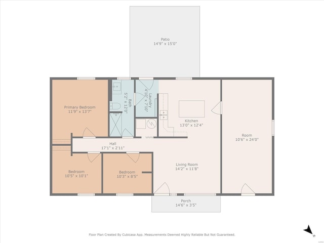 47 E Adams Dr E, St Louis, IL 62206 - property floor plan