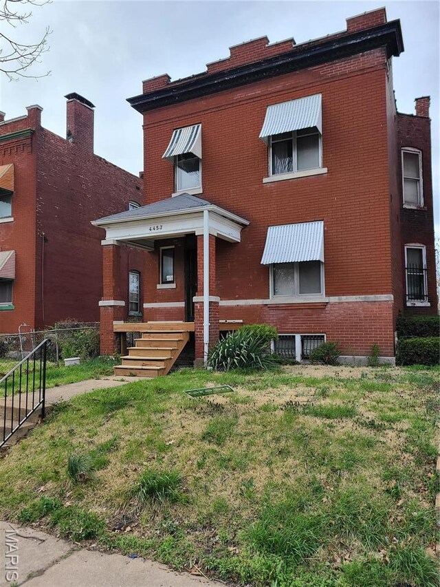 4453 Athlone Ave, Saint Louis, MO 63115 - view of front of property featuring brick siding
