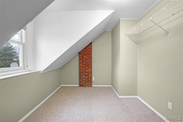 765 Pottery Tower Ln, Washington, MO 63090 - bonus room with carpet flooring, baseboards, and lofted ceiling