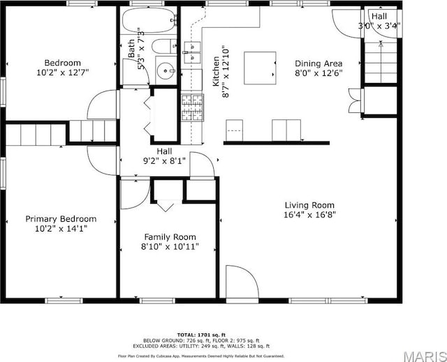 9523 Hale Dr, Saint Louis, MO 63123 - room layout
