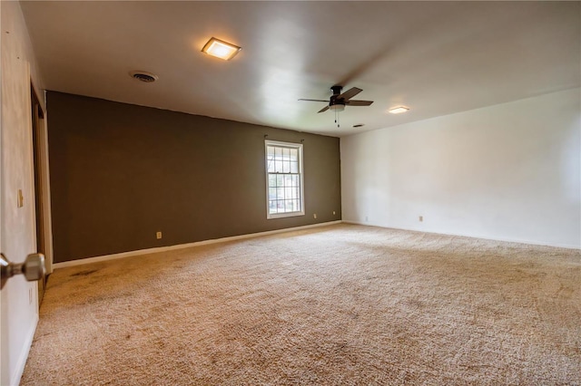 112 Summer Dr, Sikeston, MO 63801 - carpeted spare room featuring ceiling fan and baseboards