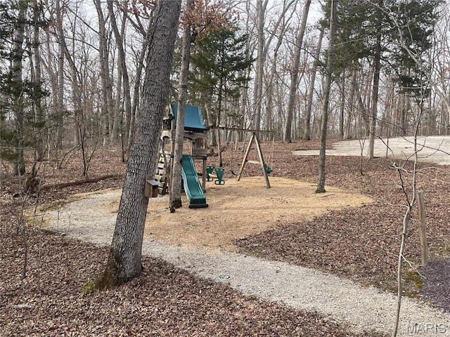 view of communal playground