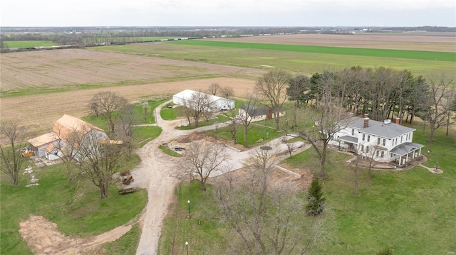 1508 State Route 140, Smithboro, IL 62284 - aerial view of property and surrounding area with rural landscape