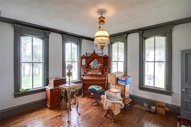 1508 State Route 140, Smithboro, IL 62284 - dining room featuring a chandelier, light wood finished floors, and ornamental molding