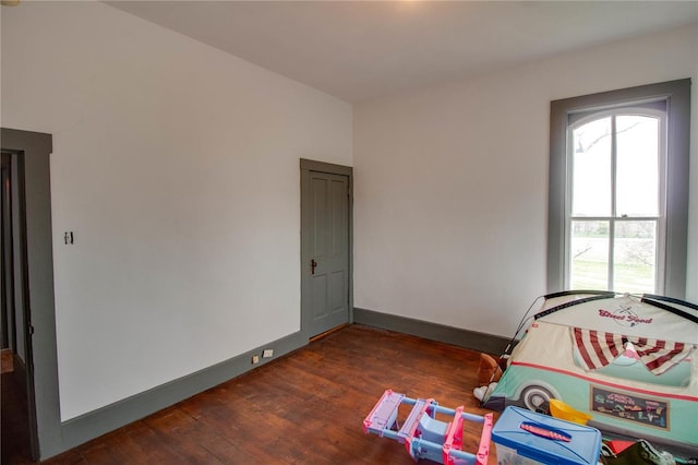 1508 State Route 140, Smithboro, IL 62284 - bedroom with dark wood-style flooring and baseboards