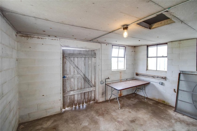 1508 State Route 140, Smithboro, IL 62284 - basement featuring concrete block wall