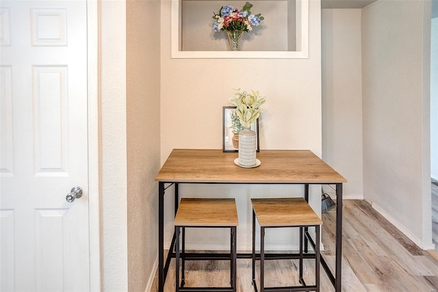 1810 N Van Buren St, Litchfield, IL 62056 - dining area with wood finished floors and baseboards