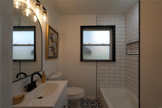 9235 Catalina Dr, Saint Louis, MO 63136 - bathroom with toilet and vanity
