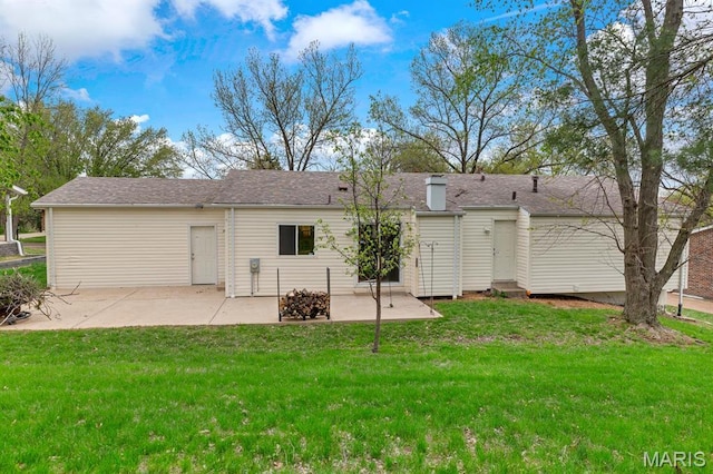 269 Braeshire Dr, Ballwin, MO 63021 - rear view of property featuring a patio area and a yard