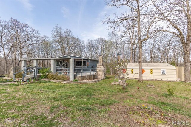 345 Johns Branch Rd, Wappapello, MO 63966 - view of green lawn