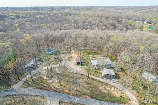 345 Johns Branch Rd, Wappapello, MO 63966 - bird's eye view of a forest