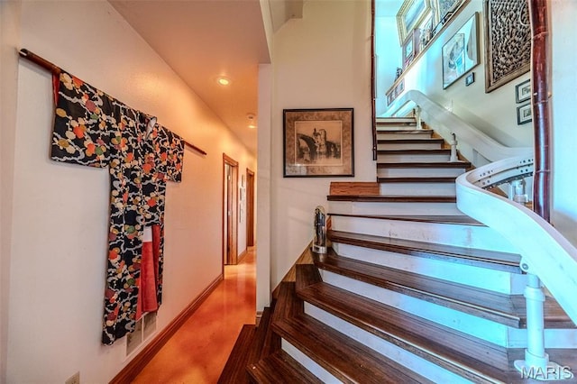 20955 Rye Ln, Richland, MO 65556 - stairs with recessed lighting