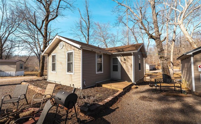 view of rear view of property