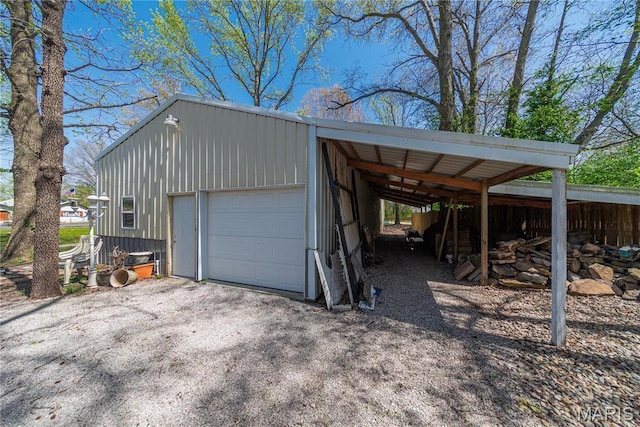 708 E Candy Cane Ln, West Frankfort, IL 62896 - garage with a garage