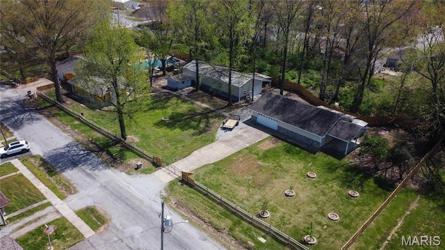 708 E Candy Cane Ln, West Frankfort, IL 62896 - view from above of property