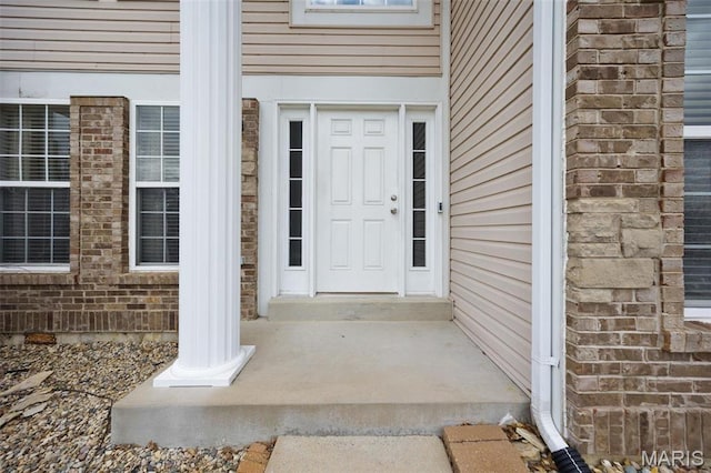 1008 Baypointe Dr, Imperial, MO 63052 - entrance to property with brick siding
