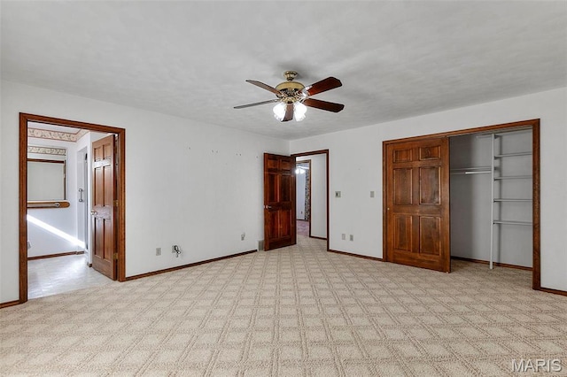 413 Huber Rd, Perryville, MO 63775 - unfurnished bedroom featuring baseboards and light carpet
