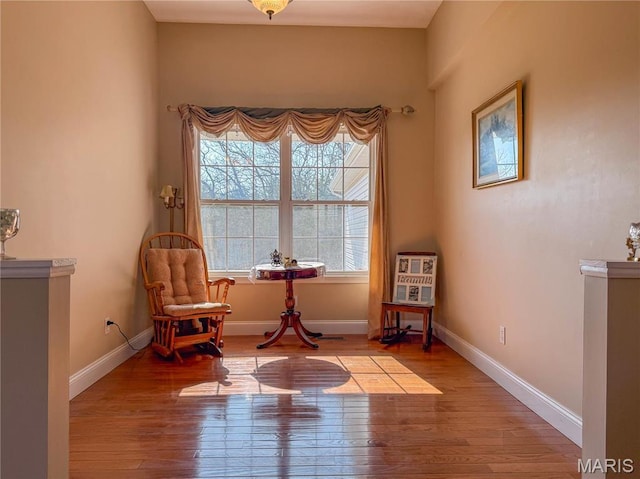 12 Sumter Dr, Hillsboro, MO 63050 - sitting room with wood-type flooring and baseboards