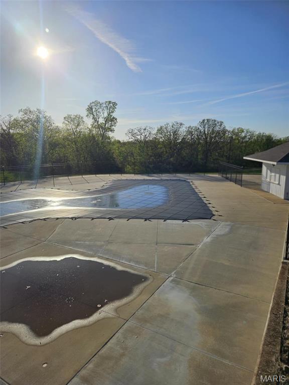 12 Sumter Dr, Hillsboro, MO 63050 - view of swimming pool with a patio
