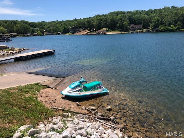 12 Sumter Dr, Hillsboro, MO 63050 - dock area featuring a water view and a view of trees