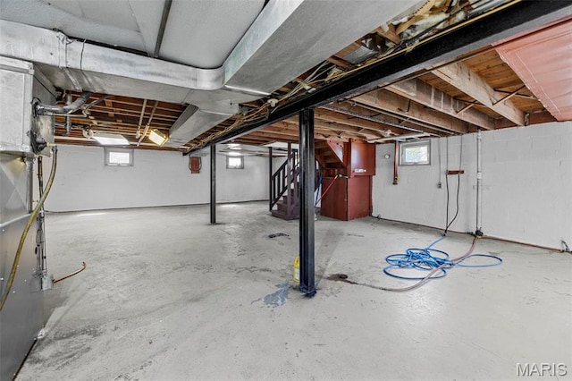 1825 S New Florissant Rd, Florissant, MO 63031 - basement with stairway