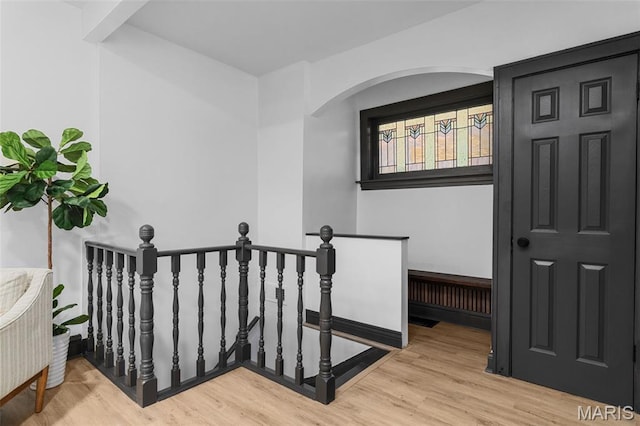 6007 S Kingshighway Blvd S, Saint Louis, MO 63109 - staircase featuring wood finished floors