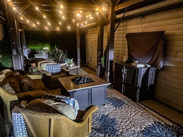 22471 Cannon Dam Pl, Center, MO 63436 - view of patio featuring an outdoor living space