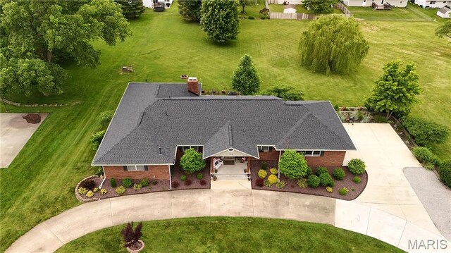 705 Linder Blvd, Greenville, IL 62246 - aerial view of property and surrounding area