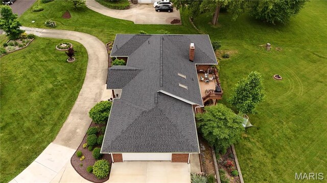 705 Linder Blvd, Greenville, IL 62246 - aerial view of property and surrounding area
