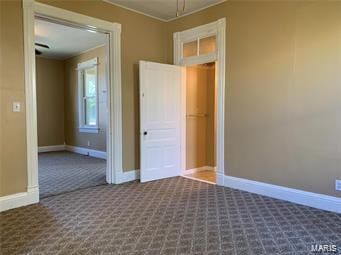 108 Rau St, Waterloo, IL 62298 - carpeted spare room with baseboards and crown molding