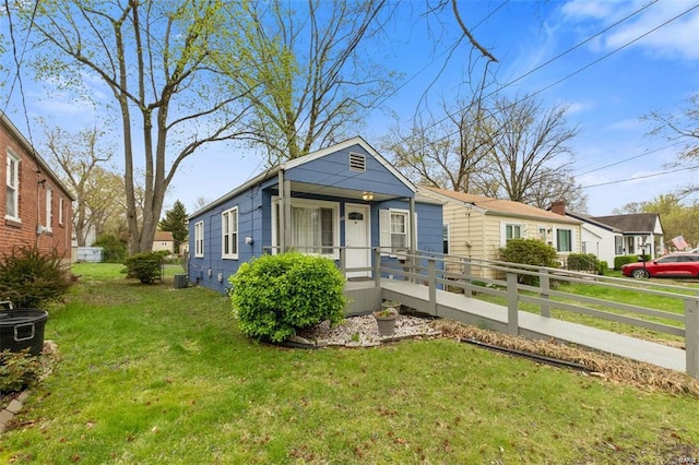 248 S Barat Ave, Ferguson, MO 63135 - shotgun-style home with covered porch