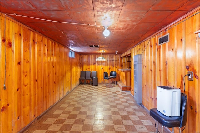 248 S Barat Ave, Ferguson, MO 63135 - finished below grade area featuring light floors and wood walls