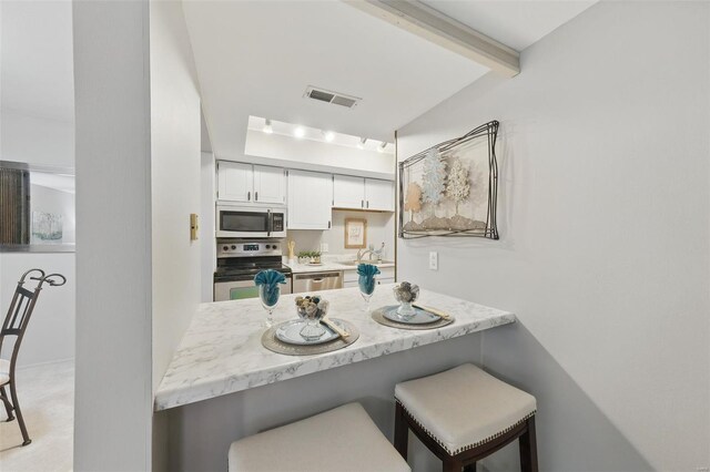 view of dining area