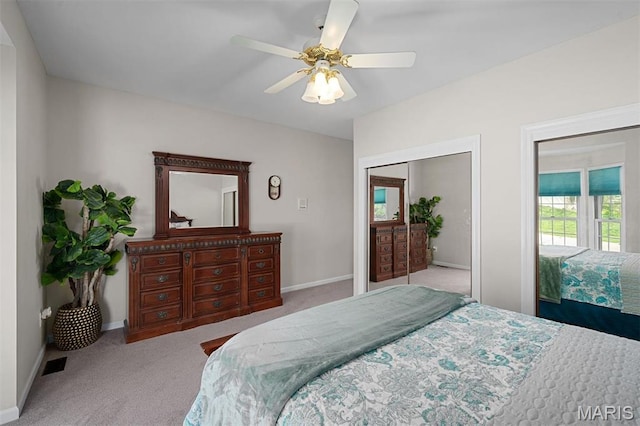 1416 Haarman Oak Dr, Wildwood, MO 63005 - carpeted bedroom with baseboards and a ceiling fan