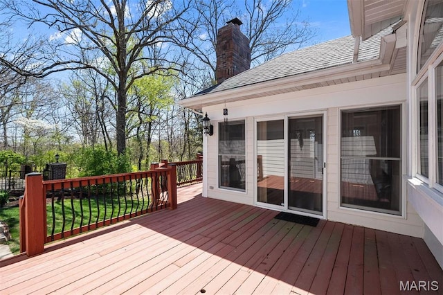 1416 Haarman Oak Dr, Wildwood, MO 63005 - view of wooden deck