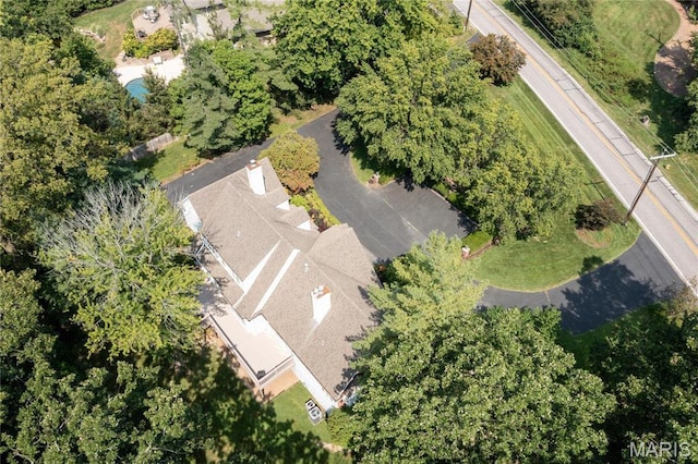 aerial overview of property's location