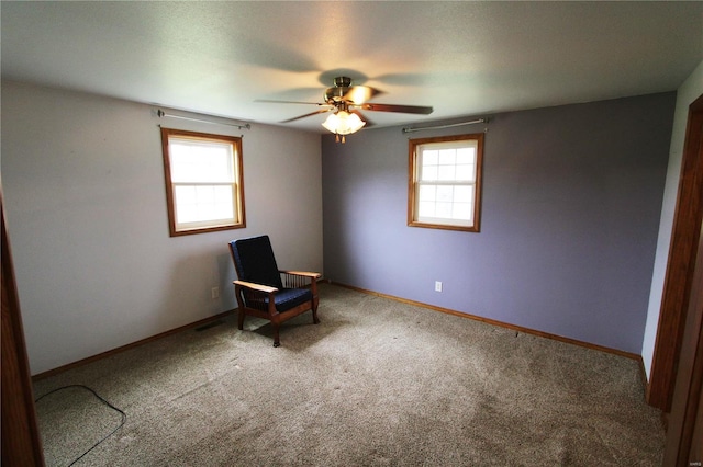 634 Ccam Rose Ln, Perryville, MO 63775 - unfurnished room with carpet flooring, a ceiling fan, and baseboards
