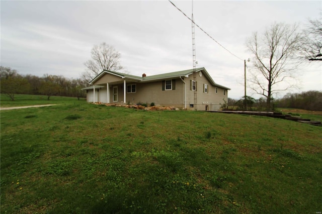 634 Ccam Rose Ln, Perryville, MO 63775 - view of front of home with a front yard