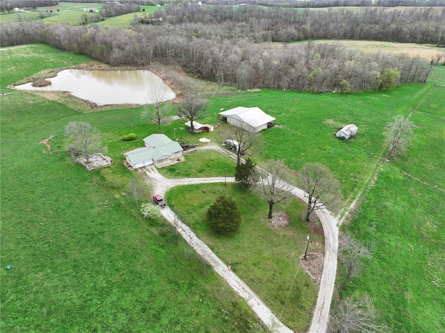 634 Ccam Rose Ln, Perryville, MO 63775 - aerial view of property and surrounding area with a nearby body of water and rural landscape