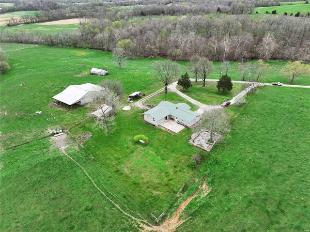 634 Ccam Rose Ln, Perryville, MO 63775 - aerial view of property and surrounding area featuring rural landscape