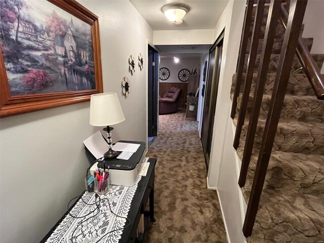 515 Rue Lamande, Bonne Terre, MO 63628 - corridor with dark carpet