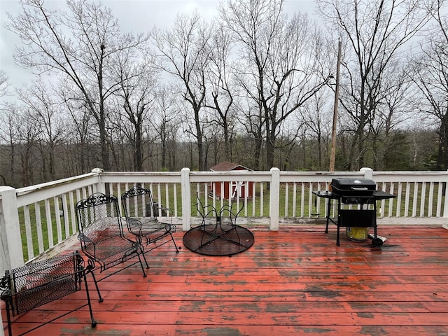 515 Rue Lamande, Bonne Terre, MO 63628 - deck with grilling area