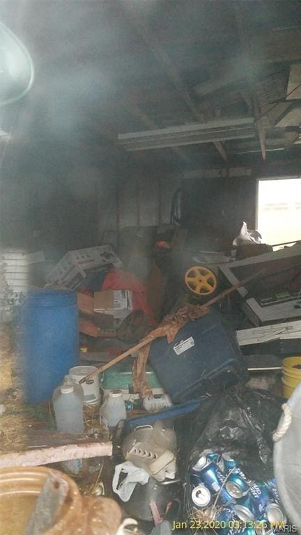 206 N 11th St, Coulterville, IL 62237 - misc room with a garage