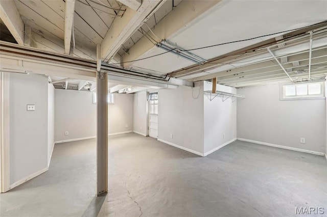 8724 Magdalen Ave, Saint Louis, MO 63144 - below grade area featuring baseboards