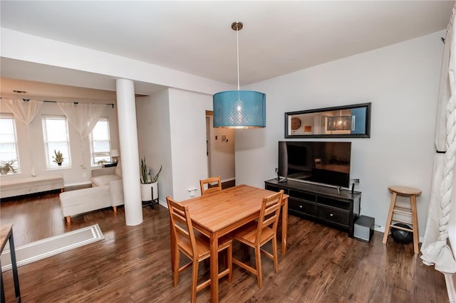 5507 Waterman Blvd Unit C, Saint Louis, MO 63112 - dining area featuring wood finished floors