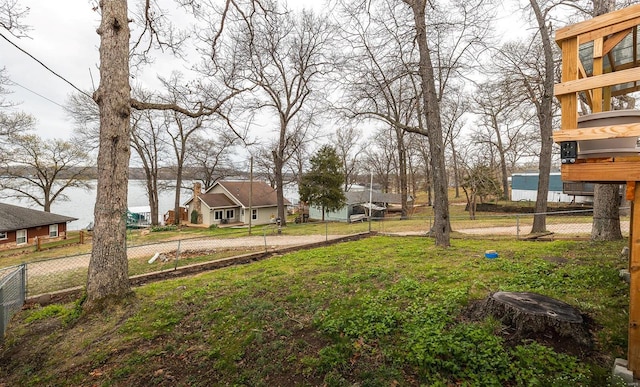 15 Allen Cir, Sunrise Beach, MO 65079 - view of yard featuring fence and a water view