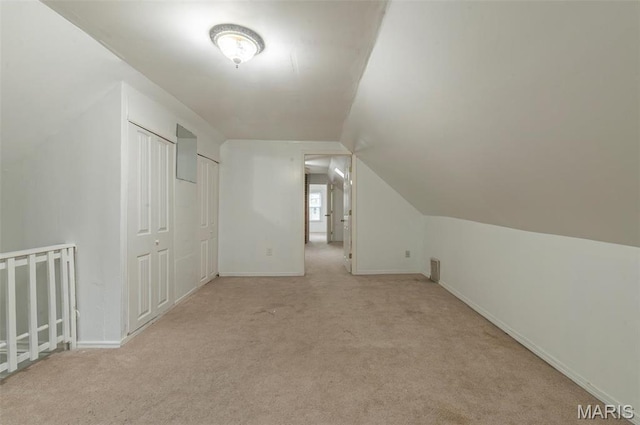 338 Horn Ave, Saint Louis, MO 63125 - bonus room with carpet flooring, vaulted ceiling, and baseboards